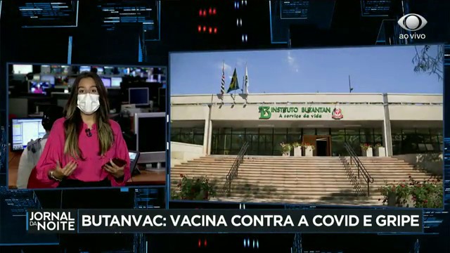 Butanvac turbinada: vacina poderá imunizar contra gripe e covid Reprodução TV