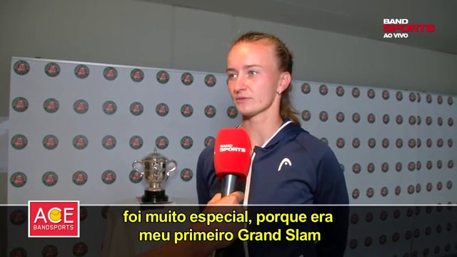 Krejcikova: "O torneio de simples é algo que sempre quis alcançar"