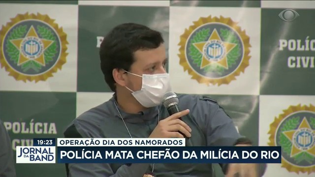 Polícia mata chefão da milícia do Rio  Reprodução TV