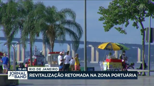 Zona portuária do Rio: revitalização é retomada Reprodução TV