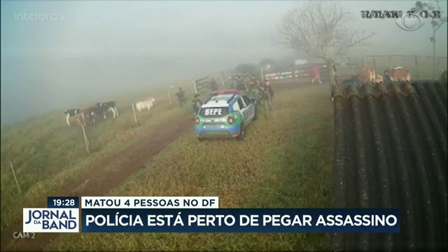 Matou 4 pessoas no DF: polícia está perto de pegar assassino Reprodução TV