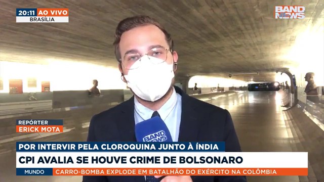 CPI avalia se houve crime de Bolsonaro