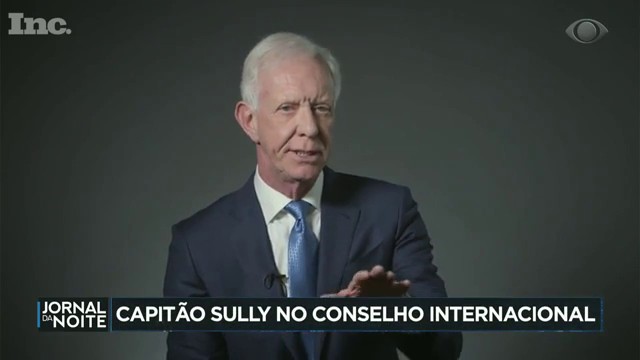 Capitão Sully no Conselho Internacional Reprodução TV