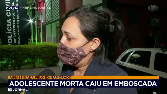 Corpo da jovem assassinada pelo ex-namorado será enterrado hoje em SP Reprodução TV