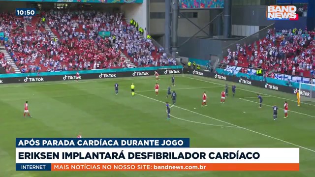 Eriksen implantará desfibrilador cardíaco
