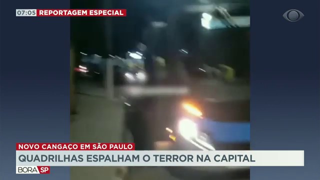 Quadrilhas espalham o terror na capital Reprodução TV