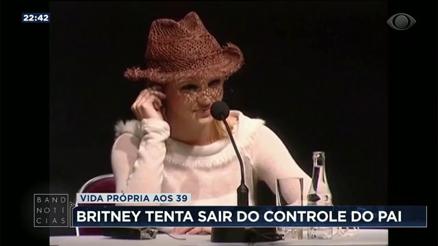 Cantora Britney Spears tenta sair do controle do pai  Reprodução TV