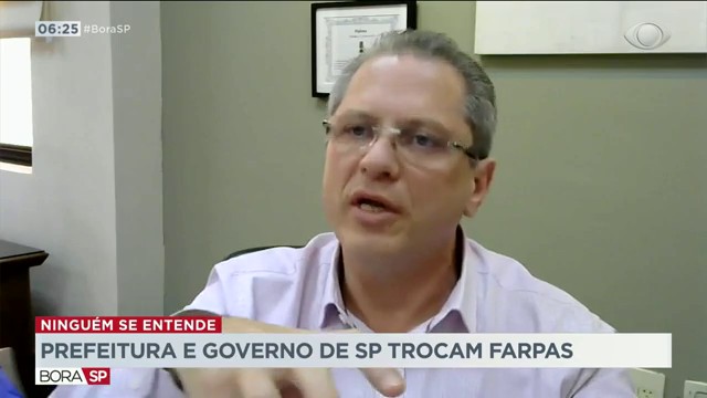 Prefeitura e governo de SP trocam farpas por suspensão de vacinação Reprodução TV