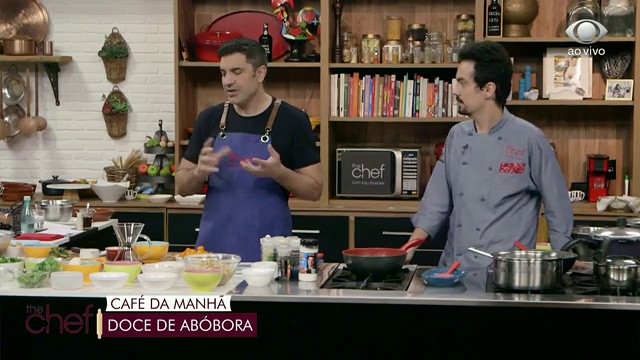 Doce de abóbora com coco é receita que lembra avó Reprodução TV