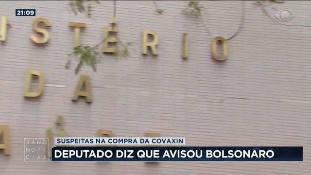 Governo nega irregularidades na compra de vacina indiana Reprodução TV