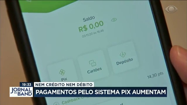 Pagamentos pelo sistema Pix aumentam Reprodução TV