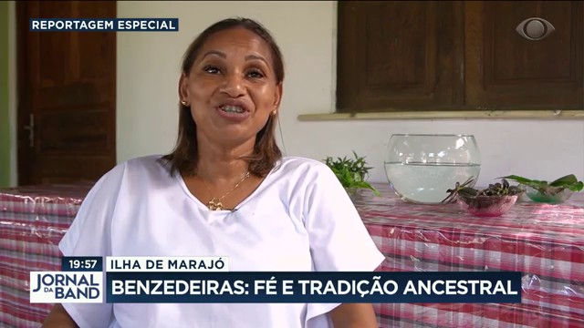 Benzedeiras: tradição viva também nas grandes cidades Reprodução TV