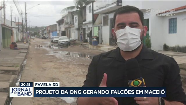 Favela 3D: projeto da ONG Gerando Falcões em Maceió Reprodução TV