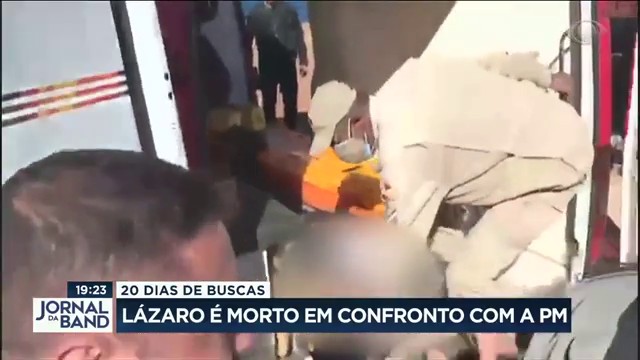 20 dias de buscas: Lázaro é morto em confronto com a PM Reprodução TV