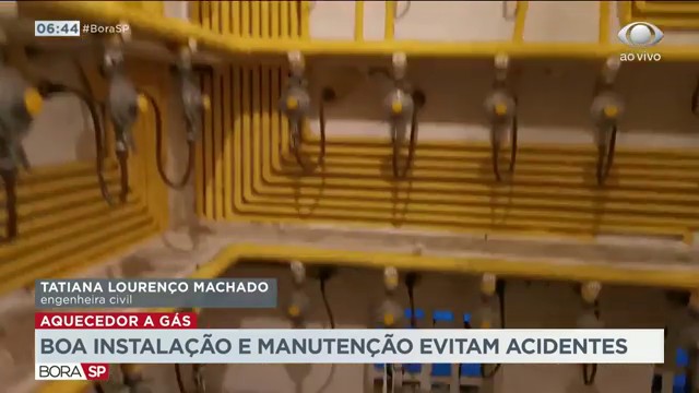 Como evitar acidentes com aquecedor a gás Reprodução TV