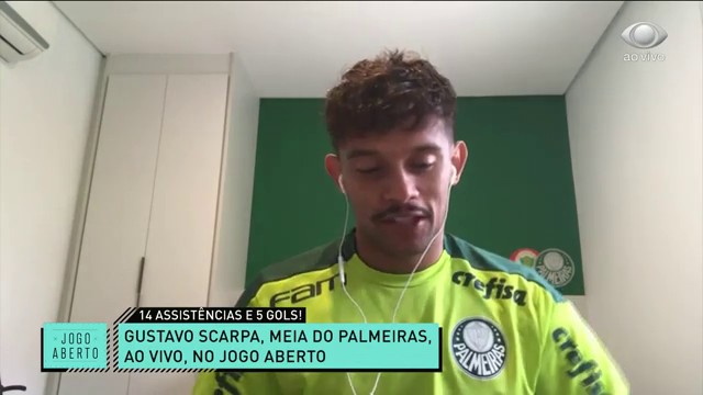 Destaque do Palmeiras, Gustavo Scarpa conversa com o Jogo Aberto