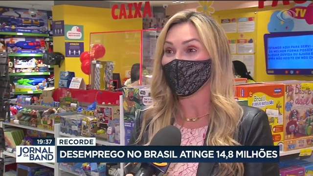 Desemprego atinge 14,8 milhões de brasileiros Reprodução TV