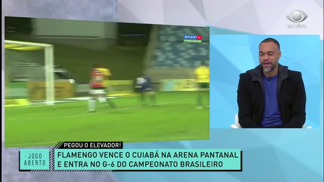 Mengão no G-6! Flamengo vence Cuiabá e sobe na tabela do Brasileirão Reprodução TV