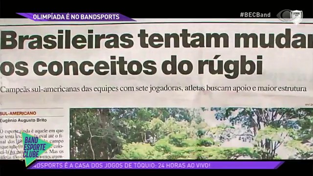 RUGBY FEMININO: O MANIFESTO QUE VALEU A LUTA Reprodução TV