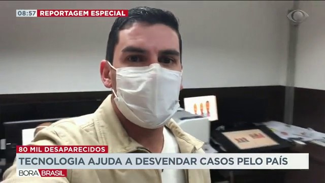 Tecnologia ajuda a desvendar casos de desaparecidos pelo país Reprodução TV