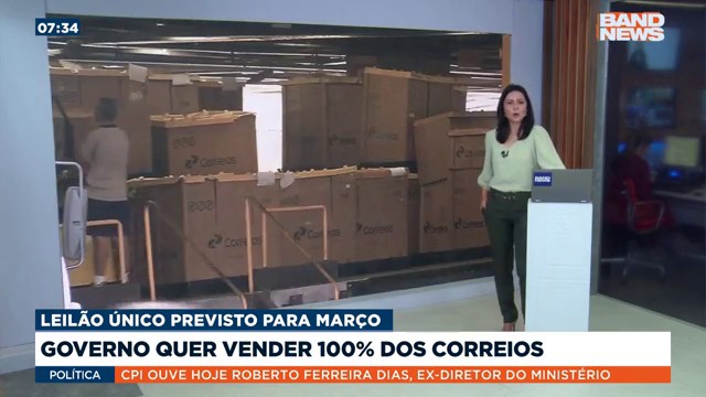 O Ministério da economia informou que vai vender 100% dos Correios