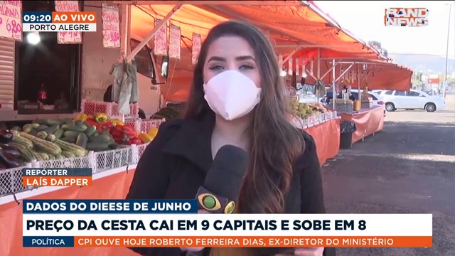 Preço da cesta cai em 9 capitais e sobe em 8
