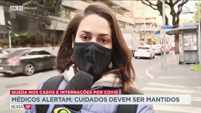 Cuidados contra a covid devem ser mantidos Reprodução TV