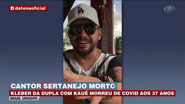 CANTOR SERTANEJO MORRE DE COVID-19 AOS 37 ANOS Reprodução TV