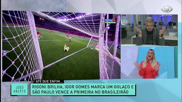 O divã do HG! Renata Fan abriu o coração após derrota do Internacional Reprodução TV