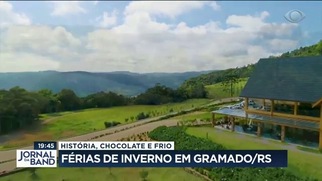 História, chocolate e frio: as férias de inverno em Gramado/RS Reprodução TV