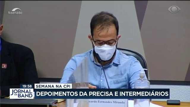 CPI da Covid: depoimentos da Precisa e de intermediários Reprodução TV