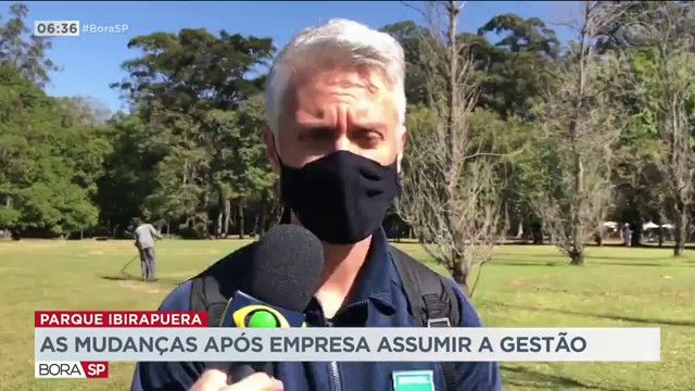 Mudanças no parque do Ibirapuera  Reprodução TV