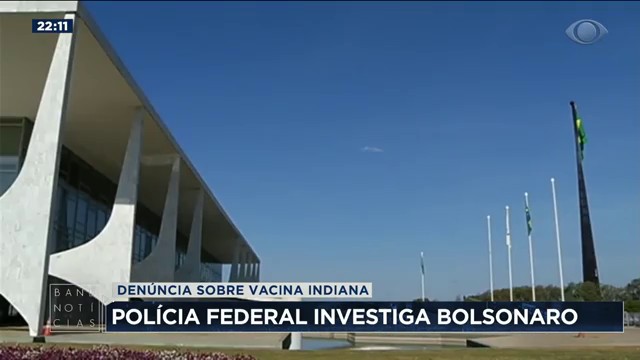 PF vai investigar se Bolsonaro se omitiu no caso Covaxin Reprodução TV