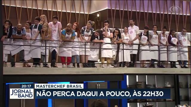 Masterchef Brasil. Não perca daqui a pouco, às 22h30 Reprodução TV