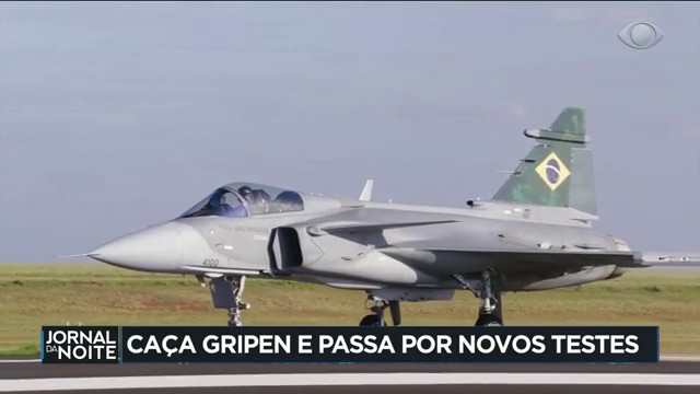 Caça Gripen E passa por nova série de testes no interior de SP Reprodução TV