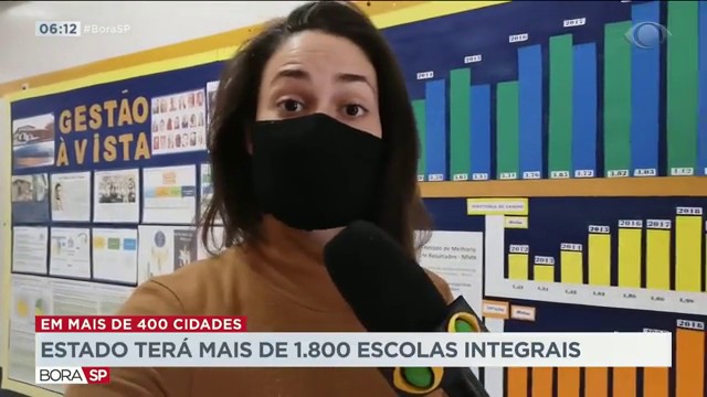 Estado terá mais de 1.800 escolas integrais Reprodução TV