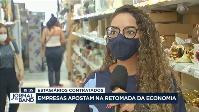 Empresas apostam na retomada da economia Reprodução TV