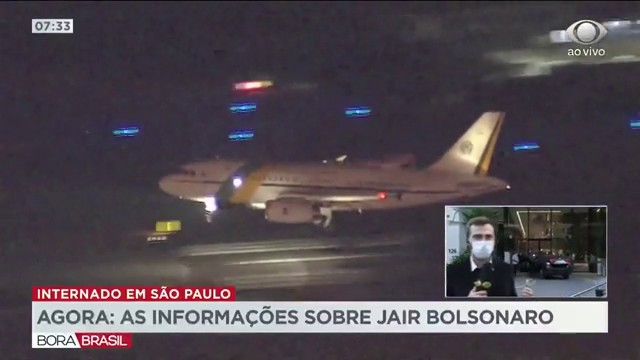 Médicos avaliam melhor tratamento de Jair Bolsonaro em São Paulo Reprodução TV