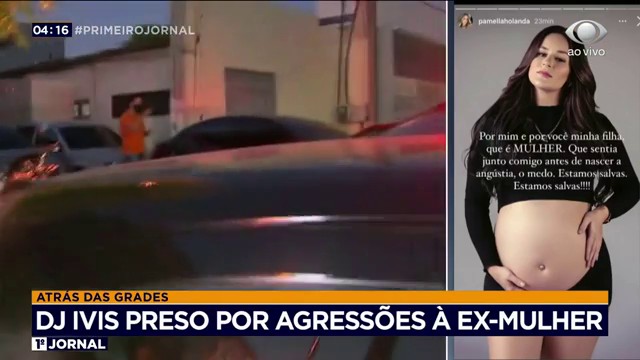 DJ Ivis é preso por agressões à ex-mulher Reprodução TV