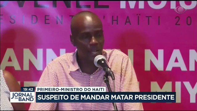 Primeiro-ministro do Haiti é suspeito de mandar matar presidente Reprodução TV