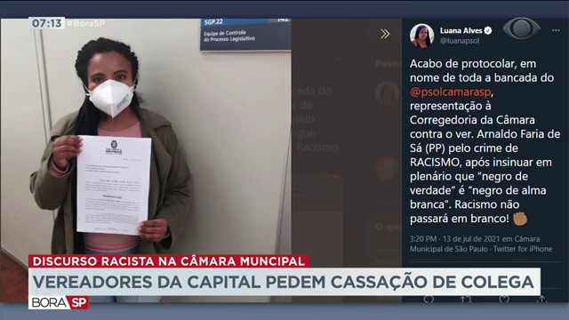 Vereadores da capital pedem cassação de colega Reprodução TV