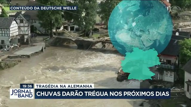 Tragédia da Alemanha: chuvas darão trégua nos próximos dias Reprodução TV