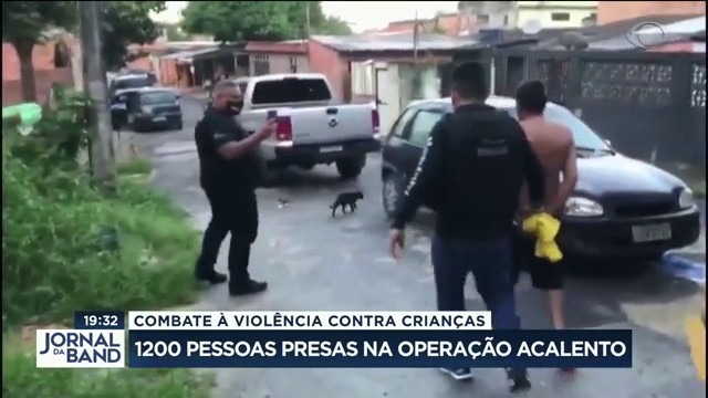 Combate à violência contra criança: 1200 pessoas presas em operação Reprodução TV