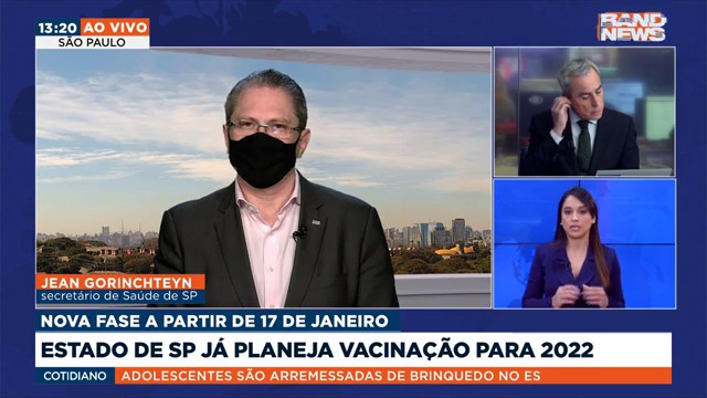 Estado de São Paulo já planeja vacinação para 2022