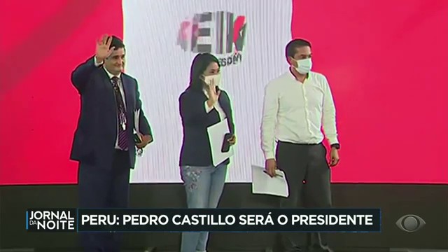 Peru, Pedro Castillo será o Presidente Reprodução TV