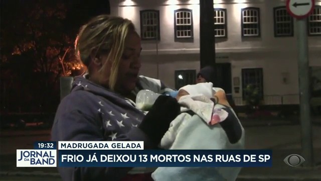 Frio deixa 13 moradores de rua mortos em São Paulo