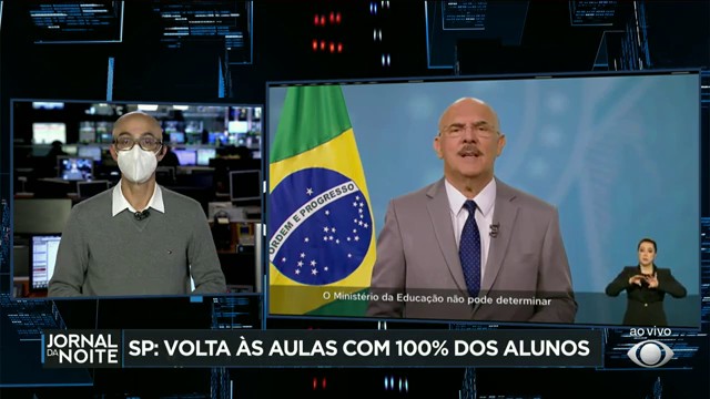 SP: volta às aulas sem limite de alunos Reprodução TV