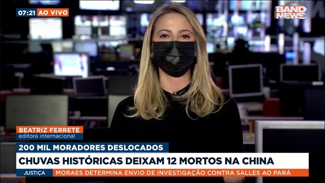 Chuvas históricas deixam 12 mortos na China