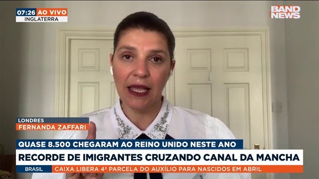 Recorde de imigrantes cruzando Canal da Mancha