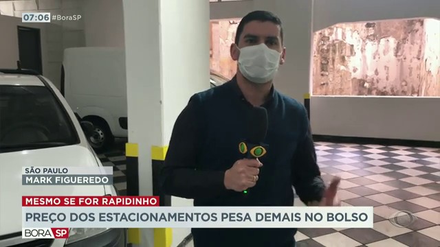 Estacionamentos cada vez mais caros Reprodução TV